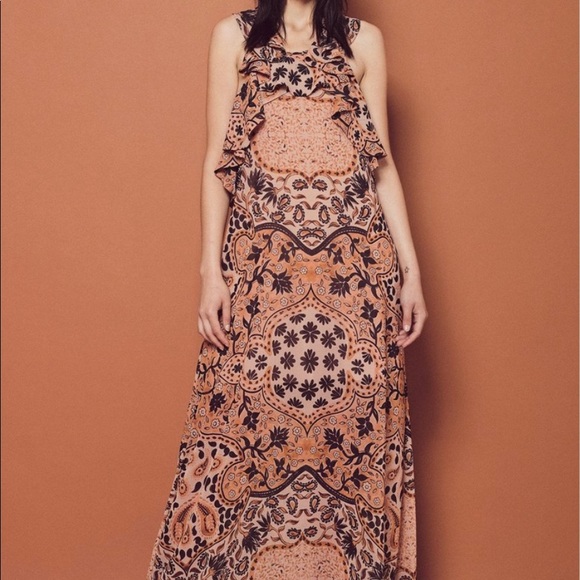 margot glitter maxi dress